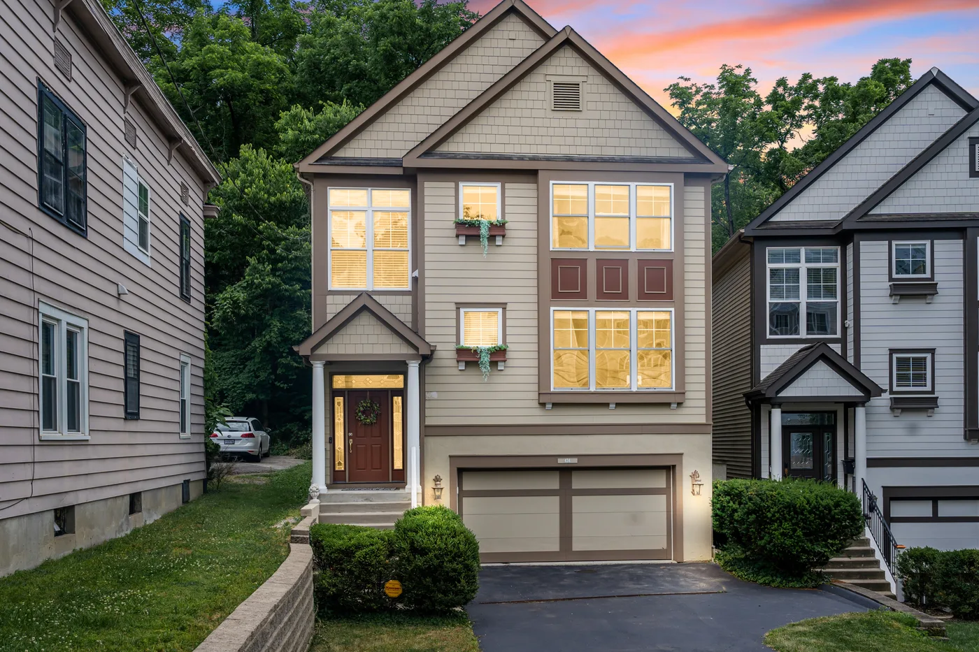 Actual 513Shutter virtual twilight edit of a Cincinnati listing exterior